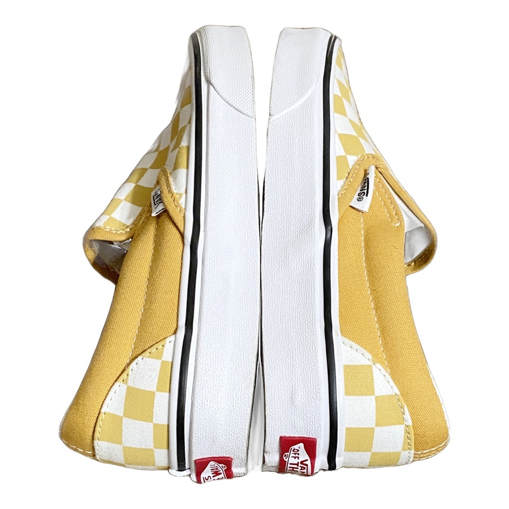 Vans - Classic Slip-On (Checkerboard) Ochre/True US Men’s Size 4, US Women’s 5.5 - Picture 4 of 10